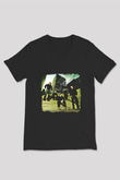 Heaven Shall Burn Baskılı Unisex Siyah V Yaka Tişört