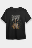 Hecate Enthroned Baskılı Unisex Siyah Tişört - Tshirt