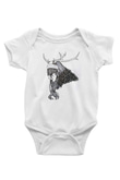 Heilung Baskılı Beyaz Unisex Bebek Body - Zıbın