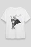 Heilung Baskılı Unisex Beyaz Tişört - Tshirt