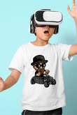 Heisenberg Hotrod Baskılı Unisex Beyaz Çocuk Tişört