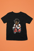 Heisenberg Scooter Baskılı Unisex Siyah Çocuk Tişört