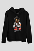 Heisenberg Scooter Baskılı Unisex Siyah Hoodie