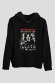 Hellhammer Baskılı Unisex Siyah Hoodie
