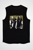 Hellhammer Baskılı Unisex Siyah Kolsuz Tişört