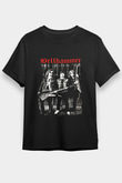 Hellhammer Baskılı Unisex Siyah Tişört