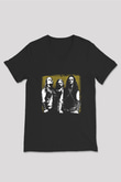 Hellhammer Baskılı Unisex Siyah V Yaka Tişört