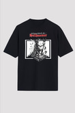 Hellhammer Siyah Unisex Oversize Tişört T-Shirt