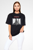 Hellhammer Siyah Unisex Oversize Tişört T-Shirt