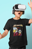 Helloween Baskılı Unisex Siyah Çocuk Tişört
