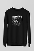 Helloween Baskılı Unisex Siyah Sweatshirt