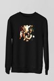 Helloween Baskılı Unisex Siyah Sweatshirt