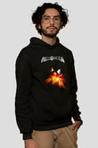 Helloween Siyah Unisex Kapüşonlu Sweatshirt