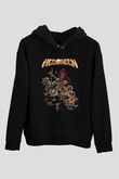Helloween Siyah Unisex Kapüşonlu Sweatshirt