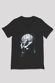 Hellraiser Siyah Unisex V Yaka Tişört T-Shirt