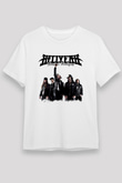 Hellyeah Baskılı Unisex Beyaz Tişört