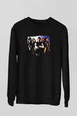 Hellyeah Baskılı Unisex Siyah Sweatshirt