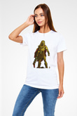 Herkül Unisex Baskılı Beyaz Tişört - Tshirt