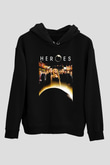 Heroes Siyah Unisex Hoodie