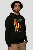Heroes Siyah Unisex Hoodie
