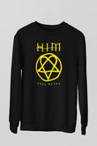 HIM Siyah Unisex Sweatshirt
