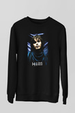HIM Siyah Unisex Sweatshirt