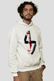 Hitman Beyaz Unisex Hoodie