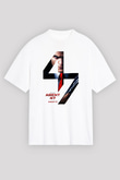 Hitman Beyaz Unisex Oversize Tişört T-Shirt