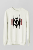 Hitman Beyaz Unisex Sweatshirt