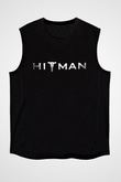 Hitman Siyah Unisex Kolsuz Tişört