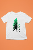 Hokey Baskılı Unisex Beyaz Çocuk Tişört - Tshirt