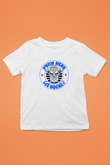 Hokey Baskılı Unisex Beyaz Çocuk Tişört - Tshirt