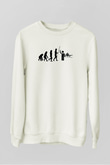 Hostes Beyaz Unisex Sweatshirt