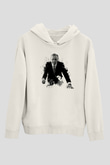 House of Cards Beyaz Unisex Hoodie