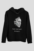 House of Cards Siyah Unisex Hoodie