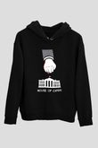 House of Cards Siyah Unisex Hoodie