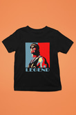 Hulk Hogan Baskılı Siyah Unisex Çocuk Tişört