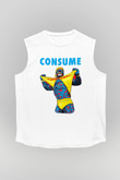 Hulk Hogan Beyaz Unisex Kolsuz Tişört