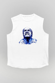 Hulk Hogan Beyaz Unisex  Kolsuz Tişört