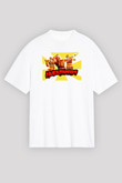 Hulk Hogan Beyaz Unisex Oversize Tişört
