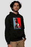 Hulk Hogan Siyah Unisex Kapüşonlu Sweatshirt