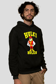 Hulk Hogan Siyah Unisex Kapüşonlu Sweatshirt