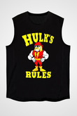Hulk Hogan Siyah Unisex Kolsuz Tişört