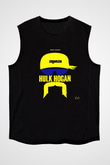 Hulk Hogan Siyah Unisex Kolsuz Tişört