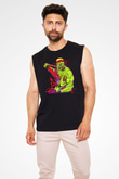 Hulk Hogan Siyah Unisex  Kolsuz Tişört