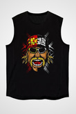 Hulk Hogan Siyah Unisex  Kolsuz Tişört