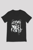 Hulk Hogan Siyah Unisex  V Yaka Tişört