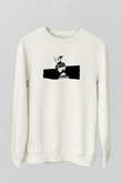 Hunter X Hunter Baskılı Beyaz Unisex Sweatshirt