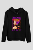 Hunter X Hunter Baskılı Unisex Siyah Hoodie