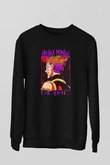 Hunter X Hunter Baskılı Unisex Siyah Sweatshirt